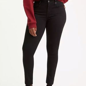 721 HIGH RISE SKINNY WOMEN'S BLACK JEANS